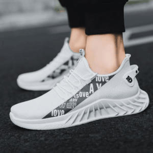 Men's Running Sports Sneakers - White